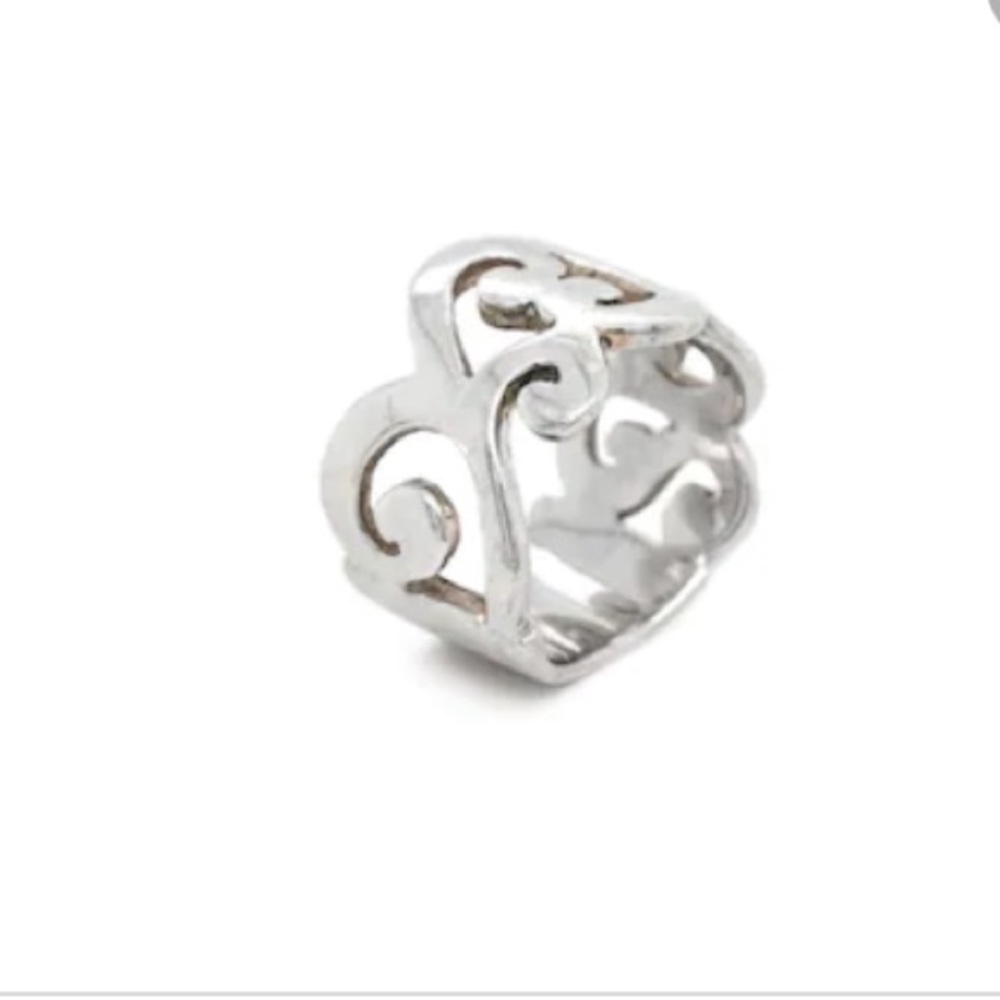 EUC Silpada ‘Scrolling’ Sterling Silver Ring R1200 sz 6.5